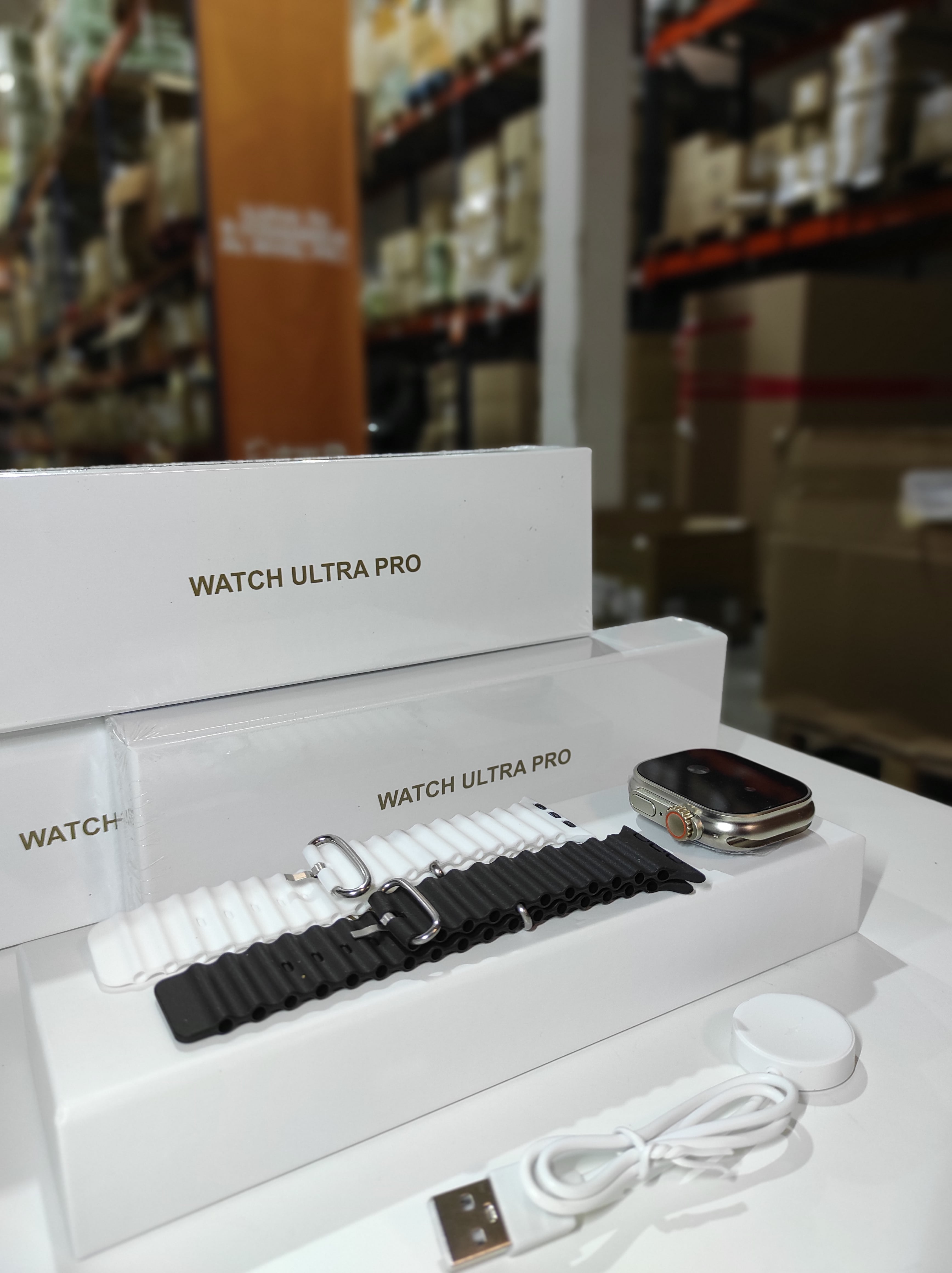 Smartwatch Ultra Pro con 2 correas ( negro + blanco ) - additional image 7