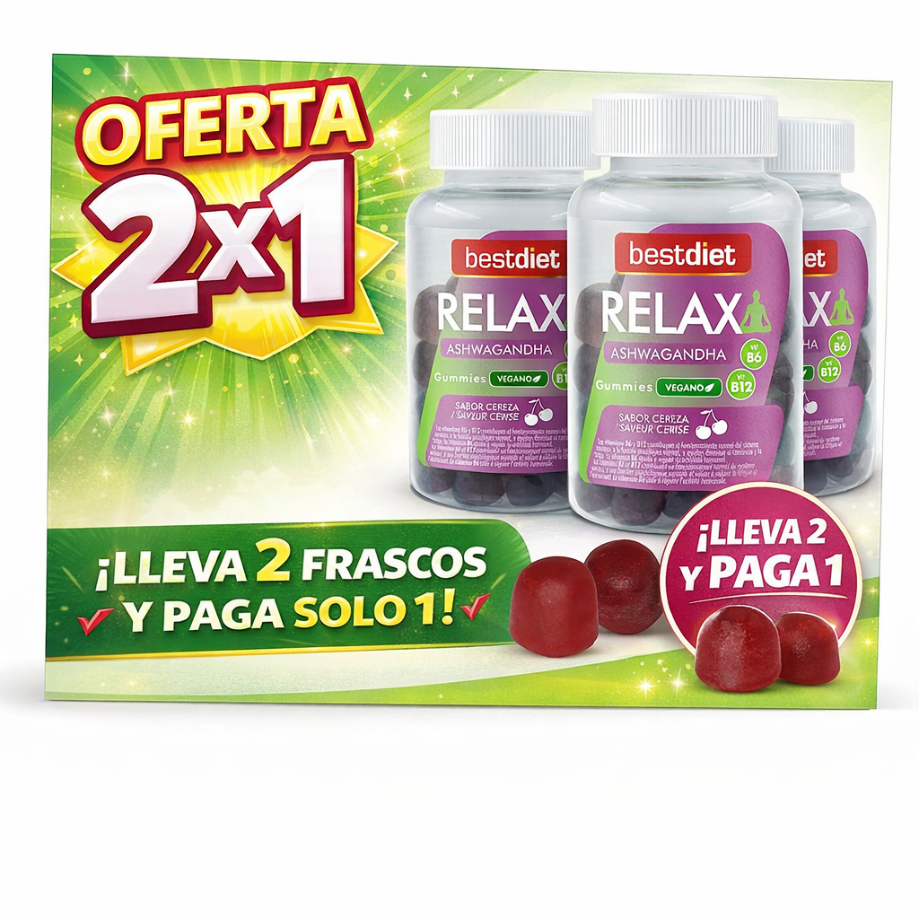 SUP Gominolas Relax 60 Unidades – Sueño Reparador y Antiestrés Natural