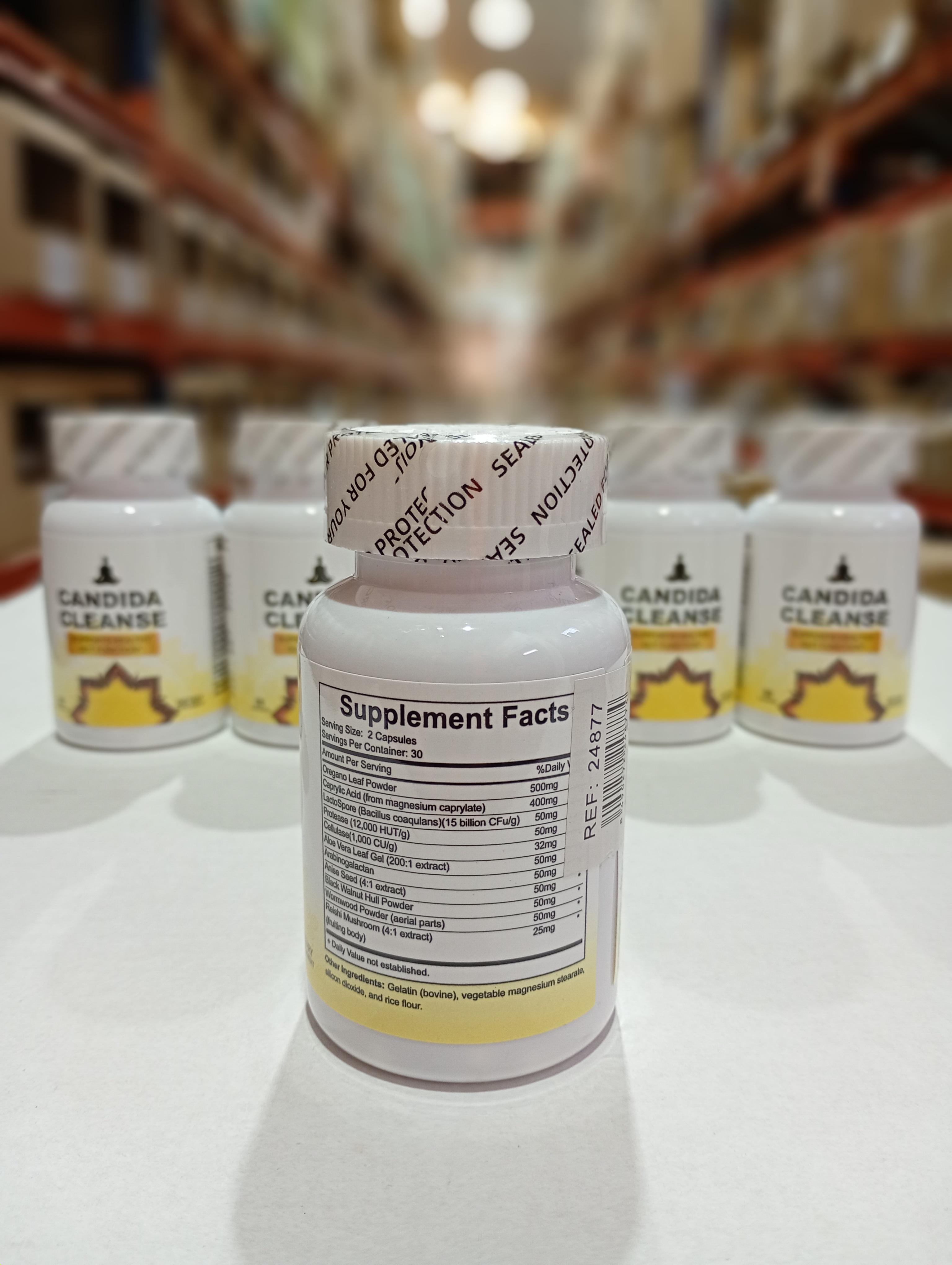 Suplemento CANDIDA apoyo intestinal y colon 60 cápsulas - additional image 2